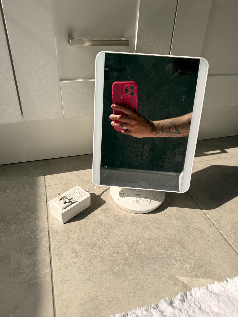 iHome Lighted Vanity Mirror with Bluetooth